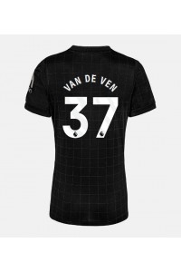 Tottenham Hotspur Micky van de Ven #37 Voetbaltruitje Uit tenue Dames 2025-26 Korte Mouw